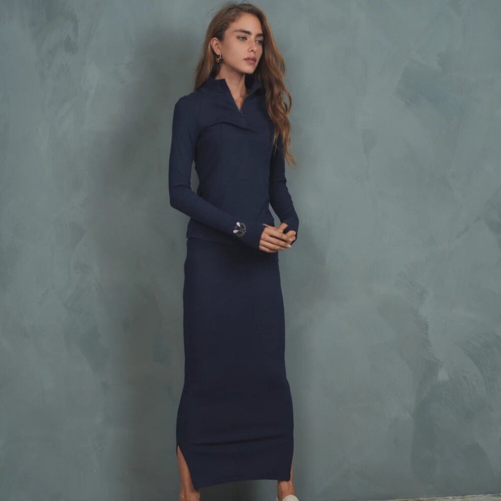 UDEL RIB SKIRT